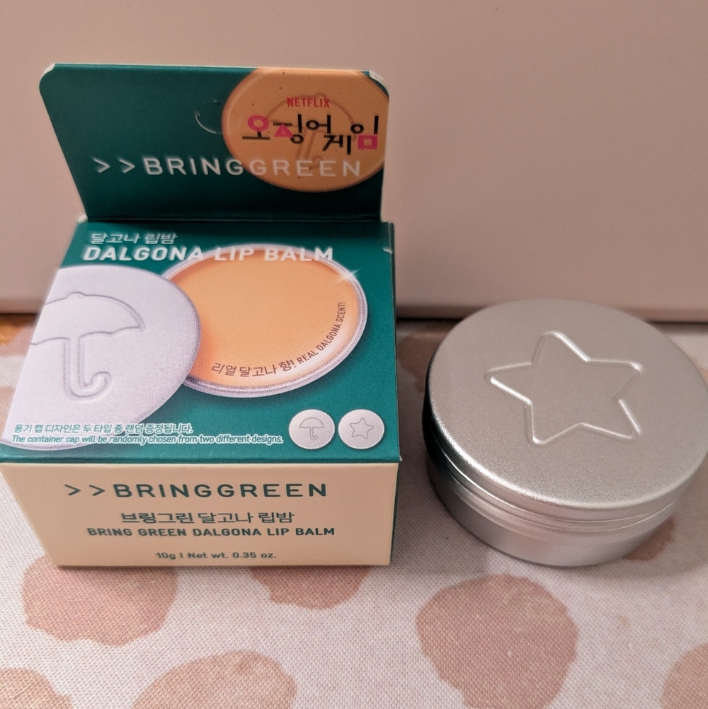 Squid game Bring Green Dalgona Lip Balm